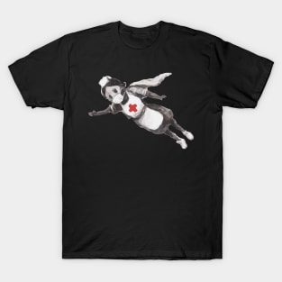 Banksy Superhero Nurse T-Shirt